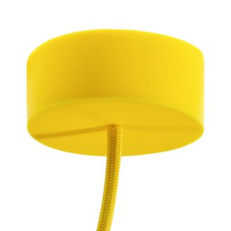 Желтая силиконовая плоская потолочная чашка SIL-YELLOW-ROSE