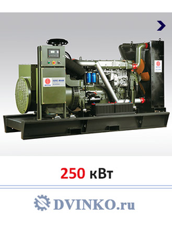 Индустриальный дизель генератор 250 кВт WPG344F8 WP12
