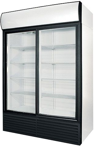 Холодильные шкафы cо стеклянными дверьми POLAIR