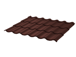 Металлочерепица «Монтеррей» 0,45мм RAL 8017 "Шоколад" м2