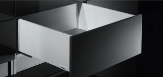 Выдвижной ящик с тонкой стенкой Titus Tekform slimline DW182 500 мм, цвет белый.