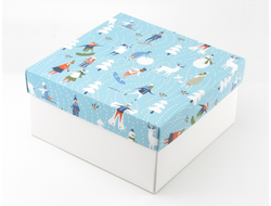 Коробка подарочная  20*20* высота 10 см