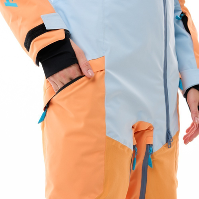 Комбинезон DRAGONFLY Gravity 2.0 WOMAN LIGHT BLUE-MOCK ORANGE 250250-25-146