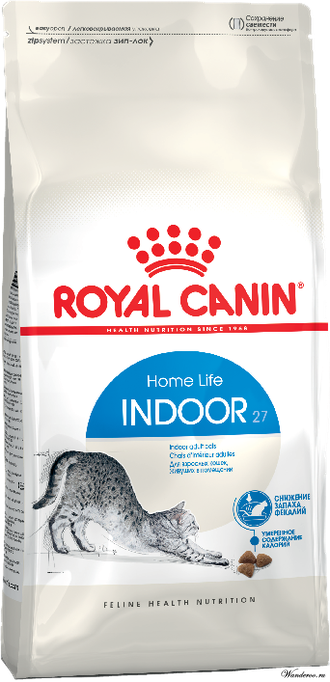 Royal Canin Indoor Роял Канин Индор Корм для кошек живущих в помещении 2 кг