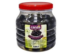 Маслины с косточкой "Гемлик" (Gemlik Siyah Zeytin), 900 гр., Cansa, Турция