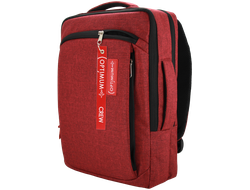 Рюкзак сумка для ноутбука 15.6 - 17.3 дюймов Optimum, красный