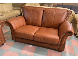 НОВЫЙ! ИТАЛЬЯНСКИЙ кожаный диван-кровать. В наличии. 100% натуральная кожа со всех сторон. Брутальный и мегаудобный диван.