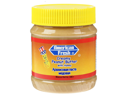 Паста арахисовая  - American Fresh With honey (медовая)