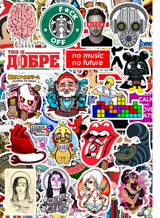 СтикерБук №9- Sticker Bombing Album №9