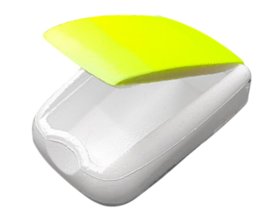 Мотыльница (пенопласт) НН 80*60*28 мал. желтая/ (уп-ка 20шт. 700руб)