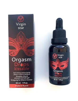 Orgasm Drops Kissable (Поцелуй оргазма) возбуждающий гель для женщин