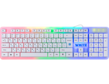 4714033451727  Клавиатура проводная Defender White GK-172 игровая, мульмедиа, подсветка, USB, белый
