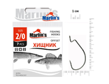 Крючки &quot;Marlin&#039;s&quot; OFFSET 7316 BN №2/0 уп.7шт. (10уп.) M7316BN-200