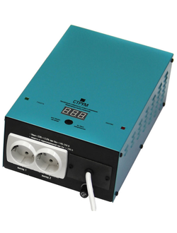 Стабилизатор напряжения для Котла и холодильника Струм СтР-1500 Вт
