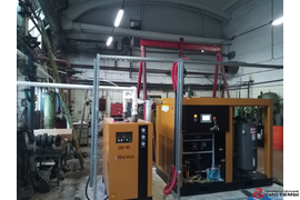 Поставка двух компрессоров 90 кВт на предприятие в СПБ в рамках модернизации
