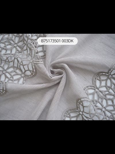 Арт. B75173501. Вуалевая ткань с ришелье для легких штор