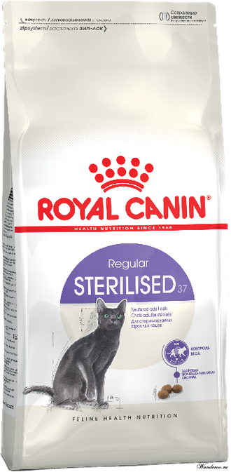 Royal Canin Sterilised 37 Роял Канин Стерилайз 37  Корм сбалансированный для стерилизованных кошек 4 кг