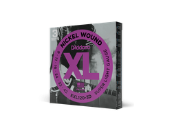 D'Addario EXL120-3D Nickel Wound