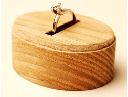 деревянная коробочка для кольца