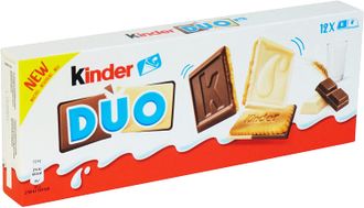 Печенье шоколадно-молочное  Kinder DUO 150 гр.