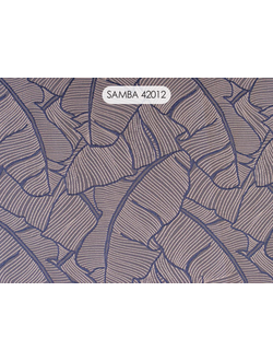 Samba, вискозная портьера с тропической темой узора