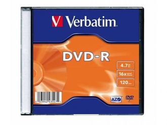 Матрица DVD-R 4.7Gb Verbatim 16X Slim Case (1) AZO MATT SILVER (43547)