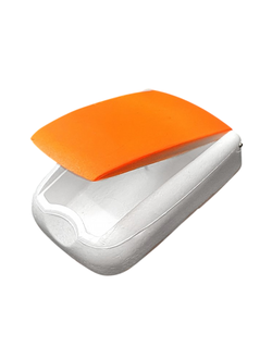 Мотыльница (пенопласт) НН 80*60*28 мал. оранжевая/ (уп-ка 20шт. 700руб)