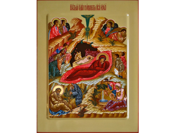 Рождество Христово. Рукописная икона