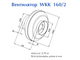 Пластиковый канальный вентилятор WKK 160 Vilmann
