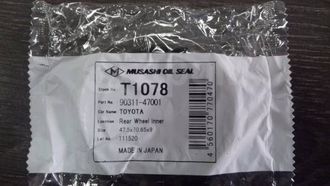 Сальник 47.5x70.65x9 Musashi  Toyota   90311-47001  T1078