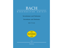 Bach, J.S. Inventions and Sinfonias BWV 772-801 for Piano