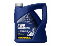 Масло трансмиссионное MANNOL FWD SAE 75W85 GL-4 полусинтетическое 4 л.