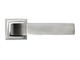 Дверные ручки RUCETTI RAP 16-S SN/CP Цвет - Белый никель/хром