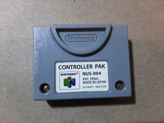 №091 Карта памяти для N64 (NUS-004) Оригинал Made in Japan