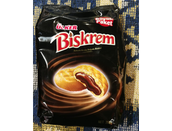 Печенье бисквит "Бискрем" (Biskrem Kakaolu Krema Dolgulu Bisküvi), 200 гр., Ülker