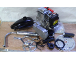 Двигатель Веломотор 4х тактный (цепной редуктор) (комплект для установки)