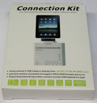 Card reader Connection Kit  iPhone/iPad  + USB вход / SD/MC/MMC/M2/TF (гарантия 14 дней)