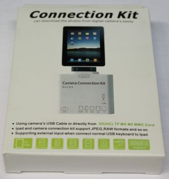 Card reader Connection Kit iPhone/iPad + USB вход / SD/MC/MMC/M2/TF (гарантия 14 дней) Card reader Connection Kit iPhone/iPad + USB вход / SD/MC/MMC/M2/TF (гарантия 14 дней)