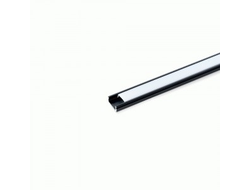 Feron Профиль алюминиевый "накладной", черный 2000x16x6мм (2 загл,экран, 4 крепежа) CAB262 10371