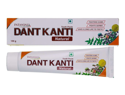 Зубная паста с травами Dant Kanti Рatanjali , 100 гр