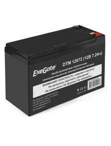 Батарея Exegate DTM 12072 EX285952RUS (12V 7,2Ah, клеммы F1)