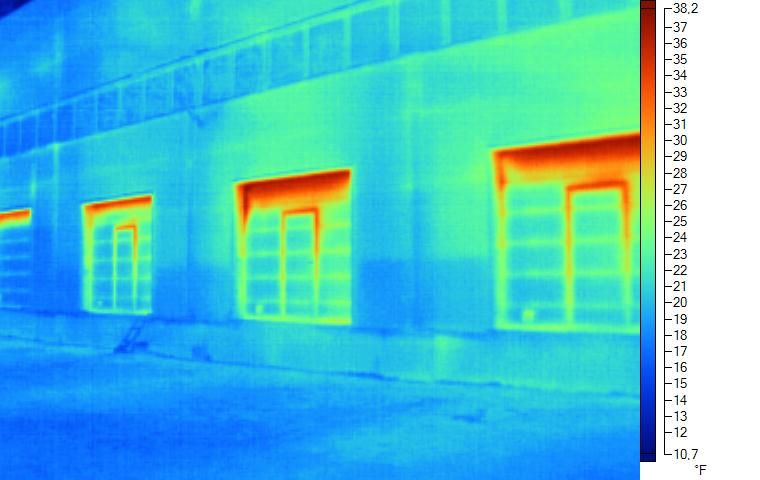 Проведение тепловизионного обследования складского здания