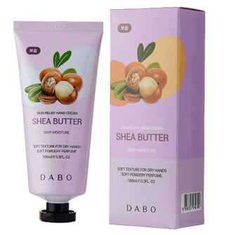 DABO Крем для рук с Маслом ШИ Skin Relief shea butter Hand Cream, 100 мл. 950390