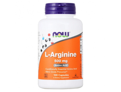 (NOW) L-arginine 500 mg - (100 капс)