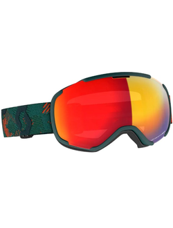 Очки горнолыжные фотохромные SCOTT Faze II LS somdre green/pupkin orange /light sensirive red chrome ES271815-6624