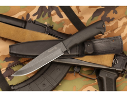 Нож "Коршун-3" AUS-8 Stonewash Elastron от ПП Кизляр (нет в наличии)