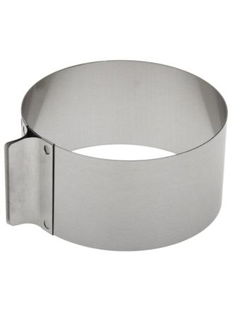 Раздвижное кольцо для выпечки МЕНЬШЕЕ, диаметр 16 - 20 см, высота 8 см