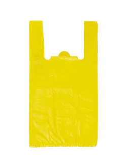 Пакет-майка 45*70 см, 20МКМ желтая 100шт