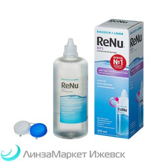 Раствор для контактных линз ReNu MPS (раствор для линз для чувствительных глаз Реню МПС)