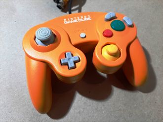 №021 Контроллер для Nintendo GameCube Spice Orange Оригинальный OEM (Оранжевый)